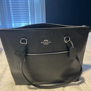 LARGE COACH Gallery TOTE BAG BLACK F79608